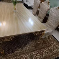 مبل سلطنتی ۹نفره ،غذاخوری ۸نفره|مبلمان خانگی و میز عسلی|زنجان, |دیوار