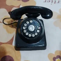 یک عدد تلفن دکوری جنس سفال