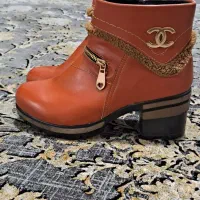 نیم بوت چرم خوش رنگ