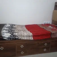 دو عدد تخت تک‌نفره همراه تشک