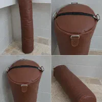 کیسه بوکس چرم گاوی طبیعی اعلا