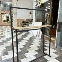 رگال لباس دو طبقه به همراه کفی چوب