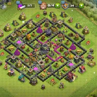 اکانت کلش آف کلنز تازه رفتم تان۹