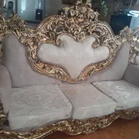 مبل سه نفره سلطنتی|مبلمان خانگی و میز عسلی|اندیشه, اندیشه فاز ۳|دیوار