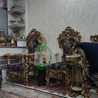 مبل پنجه شیری ۸نفره تمیز و شیک|مبلمان خانگی و میز عسلی|نسیم‌شهر, |دیوار