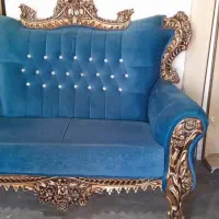 فروش فوری مبل هفت نفره شیک و تمیز در حد نو