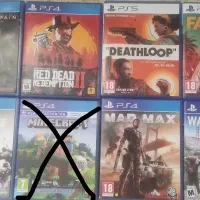 8 عدد دیسک بازی PS4 و PS5