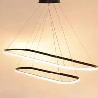 لوستر LED /smd مدرن سه طبقه ریموت دار|لوستر و چراغ آویز|تبریز, |دیوار