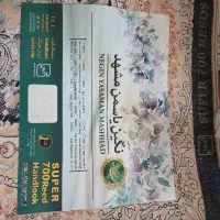 یک جفت فرش ۷۰۰شانه نگین مشهدتمام اکرولیک|فرش|ساوه, |دیوار