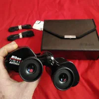 دوربین شکاری قدیمی نیکون اکشن 7در35 نونو آکبند