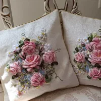 کوسن روبان دوزی