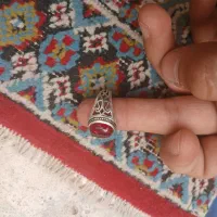 انگشتر نقره عقیق و یاقوت|جواهرات|اردبیل, |دیوار