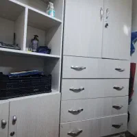 کمد لباس و کتابخانه|جاکفشی، کمد، دراور|تهران, هروی|دیوار