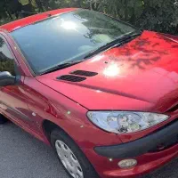 پژو ۲۰۶ مدل ۸۹ قرمز آلبالویی|خودرو سواری و وانت|آفتاب, |دیوار