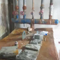 تعمیر ونصب موتورخانه قدیمی ترمیم لوله های ساختمان|خدمات پیشه و مهارت|آمل, |دیوار