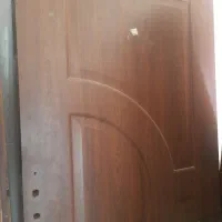 درب چوبی دو تیکه در حد نو|مصالح و تجهیزات ساختمان|اصفهان, ناژوان|دیوار