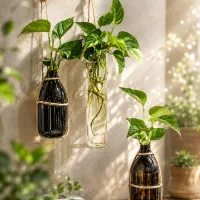 آویز  دست‌ساز دکور سبز و مینیمال