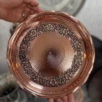 ظروف مسی/سینی مسی رزگل درشت/بدون تغییر رنگ/اقساطی|ظروف سرو و پذیرایی|تهران, بازار|دیوار