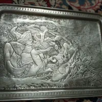 سینی ورشو قلمزنی|کلکسیون اشیاء عتیقه|بروجرد, |دیوار