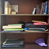 کتابخانه تمام ام دی اف سه طبقه