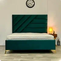 تخت خواب دونفره طلایی سرویس خواب عروس تخت دو نفره|تخت و سرویس خواب|مشهد, سیس‌آباد|دیوار