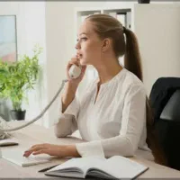 مدیر داخلی خانم (منشی) با سابقه املاک