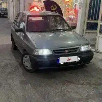 پراید مدل ۸۷ دوگانه کارخانه رنگ سبز زیتونی