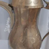 دله عربی برنجی حکاکی شده  ۴۸۰۰