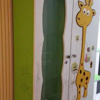 تخت قد ۱۲۰ و کمد با دو کشو|تخت و سرویس خواب|محمدیه-قزوین, |دیوار