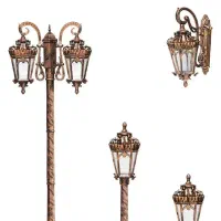 چراغ حیاطی|لامپ و چراغ|رشت, حومه رشت|دیوار