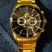 ساعت مچی مردانه بیگوتی طلایی