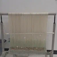 دار قالی نیمه آماده...کاموا با وسایل آماده