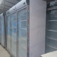 یخچال با درب شیشه وموتور