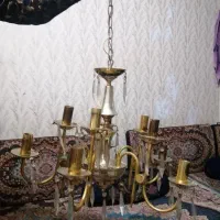 2عددلوسترطلای بدلیل تغیرخانه میفروشم|لوستر و چراغ آویز|کرمانشاه, |دیوار