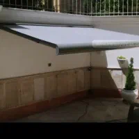 چادر سایبان مغازه برقی