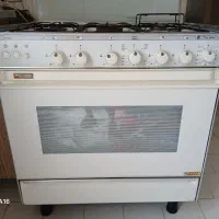 فروش گاز ۵شعله سفیدرنگ فردار ، دردار ، پایه دار