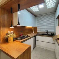 انواع کابینت آشپزخانه. کابینت هایگلاس متری۱۶میلیون