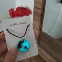 گردنبند ماه شبتاب رزینی