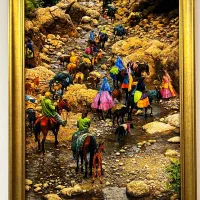 تابلوفرش|تابلو فرش|آمل, |دیوار