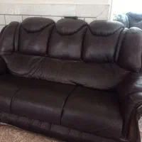 مبل هفت نفره روکش چرم