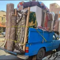 حمل بار با نیسان با کارگر