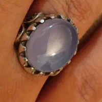 انگشتر عقیق کبود یمنی|جواهرات|یزد, |دیوار