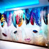 کاغذدیواری دیواری،آینه دکواتیو،پارکت و