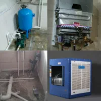 نصب تعمیر سرویس آبگرمکن پمپ آب کولرآبی لوله کشی