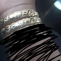 یک جفت النگو دامله محکم محکم