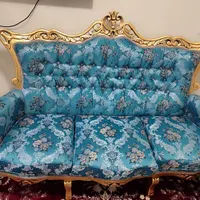 مبلمان سلطنتی ۹نفره با میز عسلی سالم وتمیز|مبلمان خانگی و میز عسلی|تهران, جوادیه|دیوار