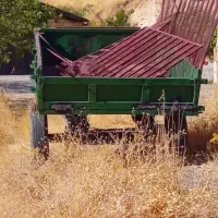 تریلی جکدار تراکتور و باربند ورق پنج میل