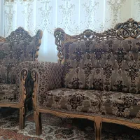 مبل سلطنتی تمیز و کامل|مبلمان خانگی و میز عسلی|سرپل ذهاب, |دیوار