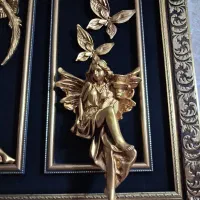 زرافه و تابلو فرشته|مجسمه، تندیس، ماکت|محمدیه-قزوین, |دیوار