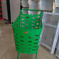 چرخ خرید استوانه ای،ترولی ۱۶۰ لیتری.سبد پلاستیکی.|فروشگاه و مغازه|تهران, تهرانپارس غربی|دیوار